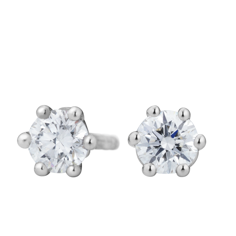 Klassische Diamantohrstecker